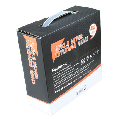 Kabel Repeater Aktif USB PVC Tahan Lama, Kabel Ekstensi Repeater USB 30M