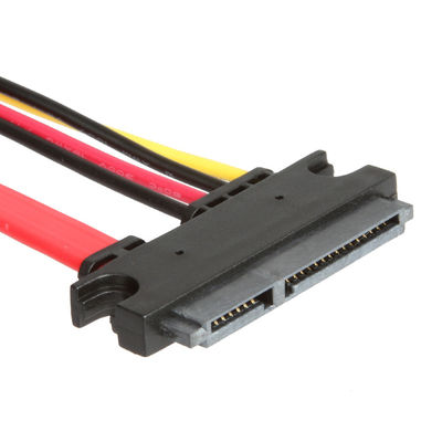 Kabel SATA 3 Ekstensi Stabil Untuk HDD, Male To Female 7 + 15 Pin SATA 3.0 6gbps