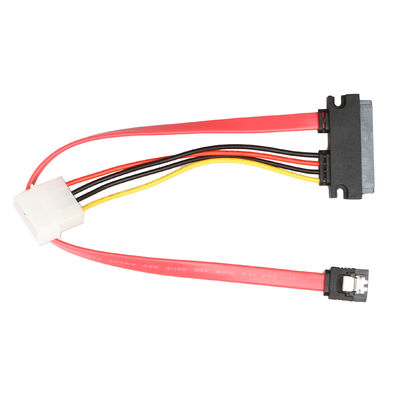 ROHS SATA III Data Wire Harness Cable SATA 7+15Pin 22Pin Ke SATA 7Pin+4Pin