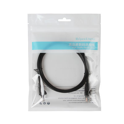 Kabel Kabel Patch CCA UTP FTP Cat5e Hitam Dengan Konektor RJ45 Male