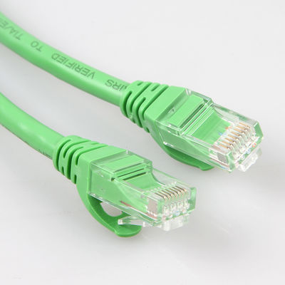 Kabel Jaringan Hijau Praktis Cat6a Panjang 10m 30m 50m UTP Shield
