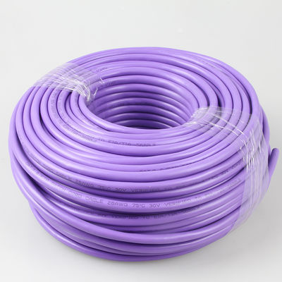 Rol Kabel Ethernet Cat 7 Praktis Ungu, Kabel Ethernet Cat 7 SFTP 1000FT