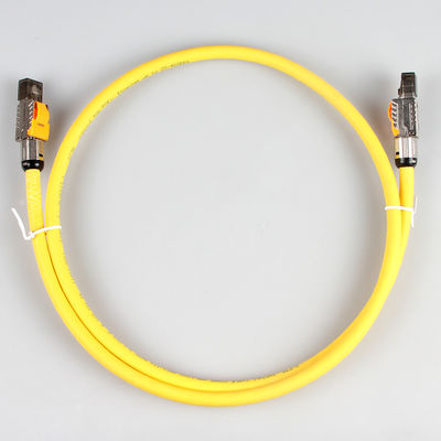Kabel Cat 7 STP yang Dihentikan Lapangan, Kabel RJ45 8P8C Jaringan Modular Plug Cat 7 Patch