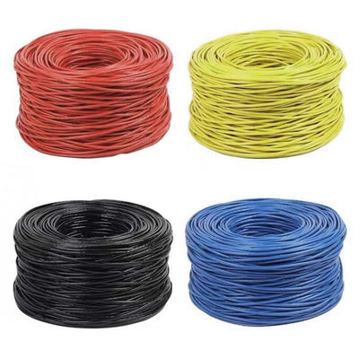 Kabel Lan Cat6 Praktis 23AWG BC 0.57 Jaket PVC UTP 4 Pasang 305m