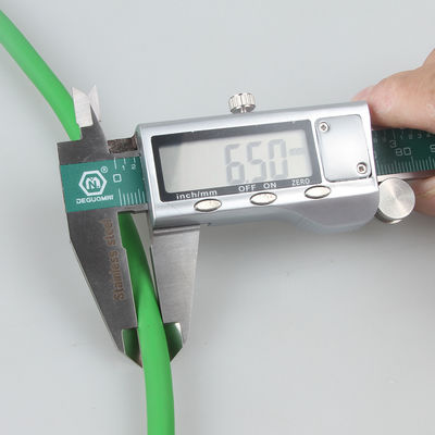 Fleksibilitas Tinggi Cat 5e SFTP AWG26 PVC Green RJ45 Kabel Ethernet Untuk Aplikasi Industri