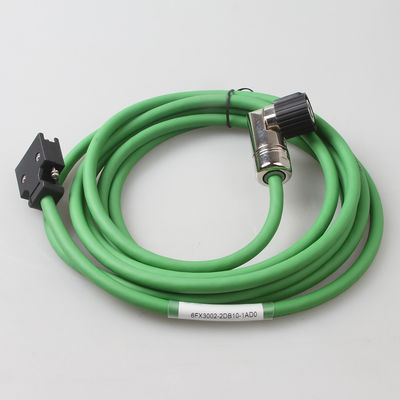 V90 6FX3002-2DB10 Kabel Encoder Servo Motor Connector Plug dengan Green Cable Fixed Installation