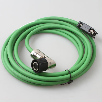 V90 6FX3002-2DB10 Kabel Encoder Servo Motor Connector Plug dengan Green Cable Fixed Installation